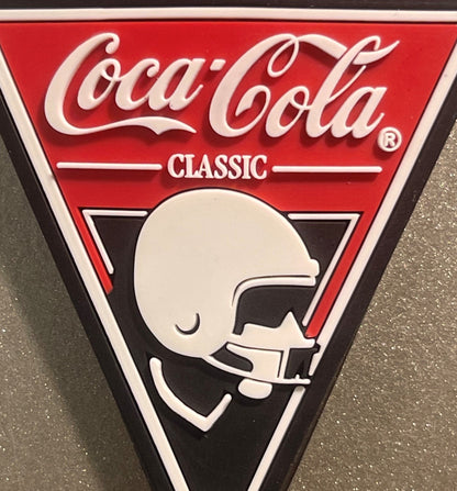 Vintage 1990s NFL Coke Coca-Cola Keychain Unopened Package 🥤