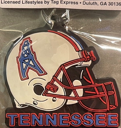Vintage 1997 Tennessee Oilers NFL Helmet Keychain NOS Tag Express 🏈