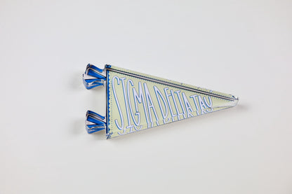 Sigma Delta Tau Acrylic Pennant Flag Shelfie