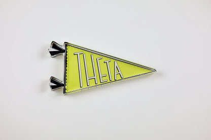 Kappa Alpha Theta Acrylic Pennant Flag Shelfie
