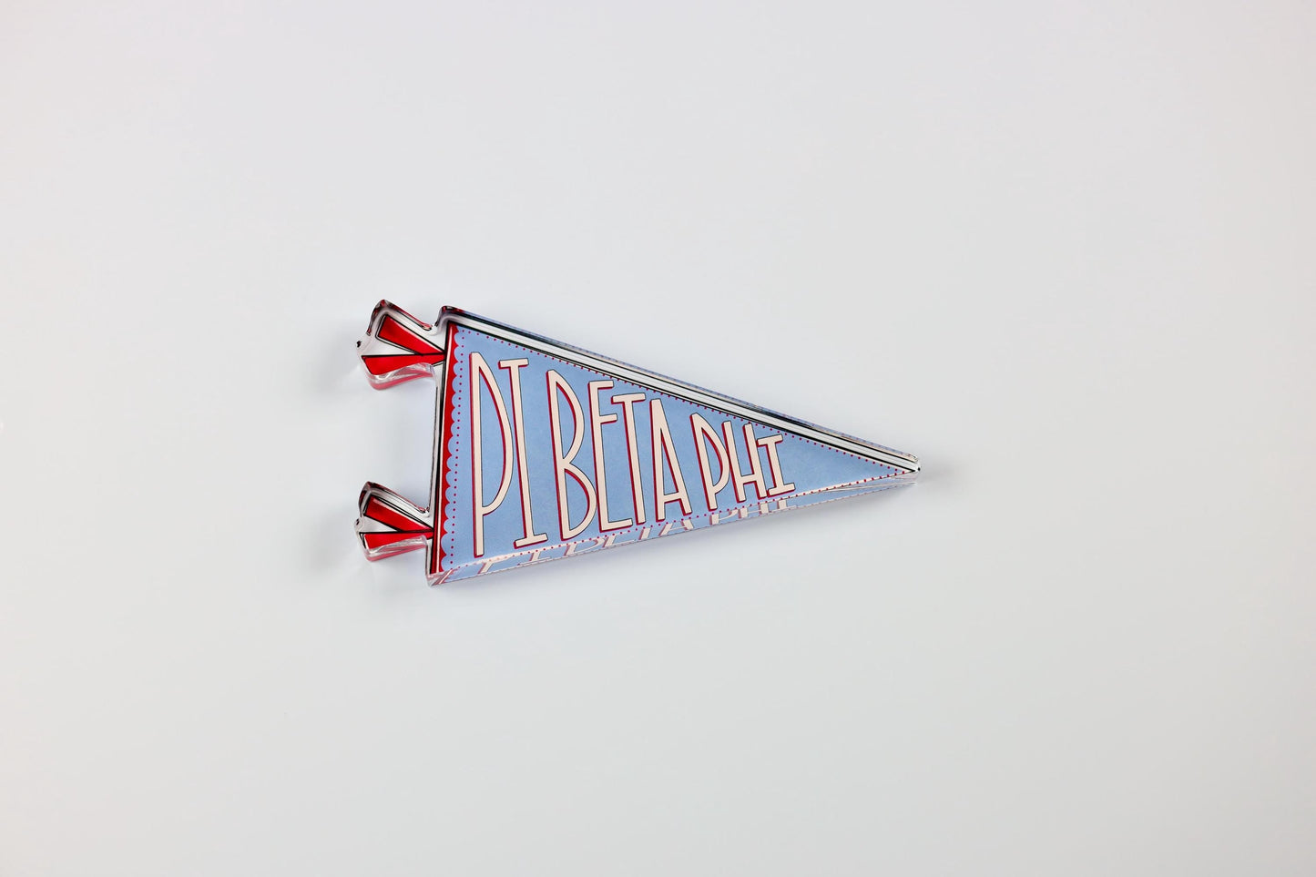 Pi Beta Phi Acrylic Pennant Flag Shelfie