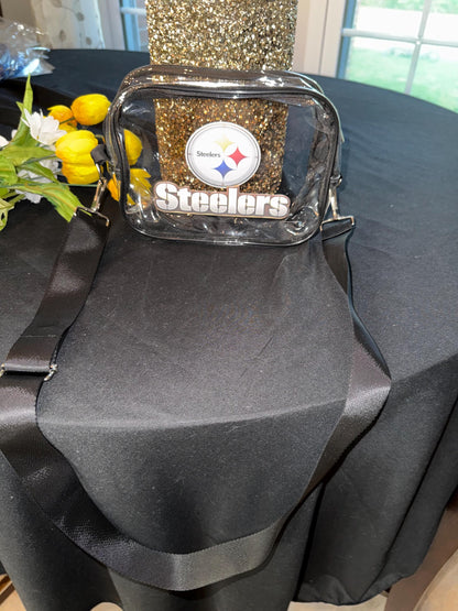 Pittsburgh Steelers Clear Crossbody Bag | Stadium Approved Purse