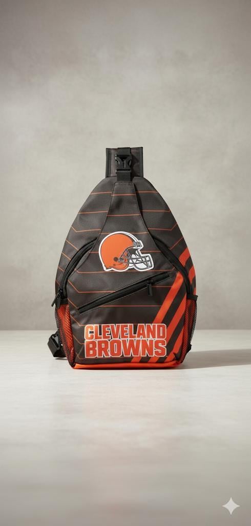 Cleveland Browns Sling Bag | Adjustable Football Crossbody Bag