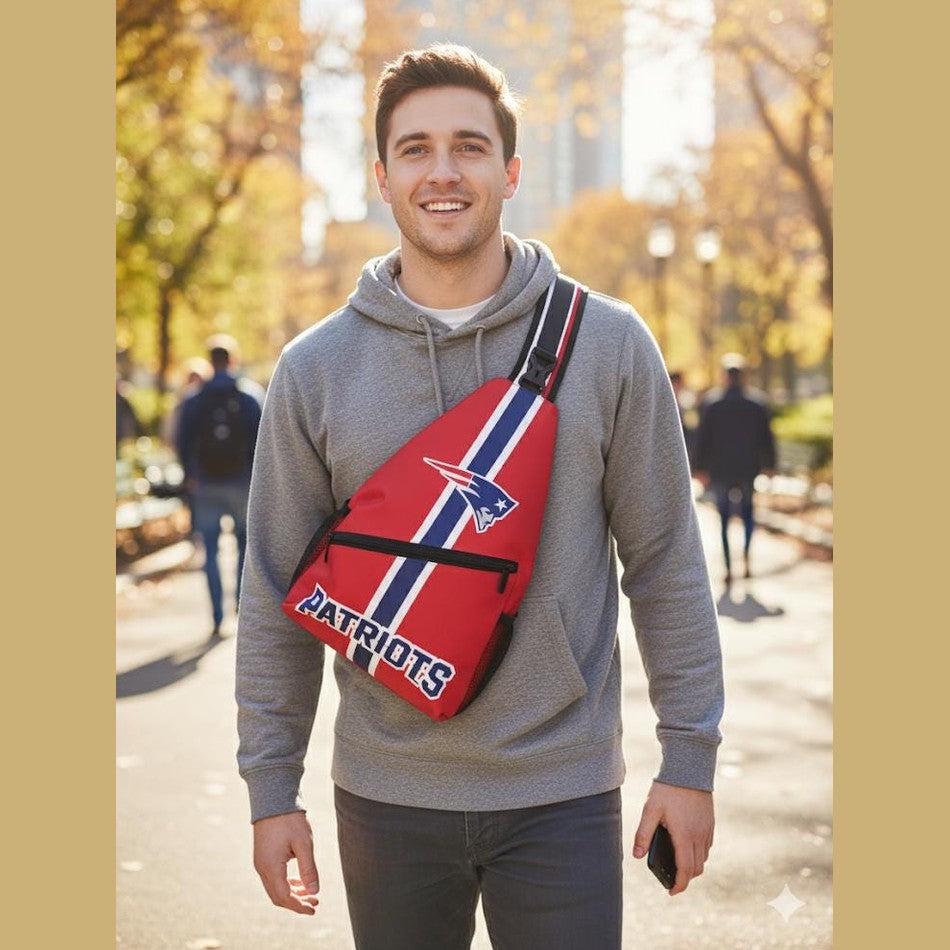 New England Patriots Sling Bag | NFL Game Day Crossbody Bag