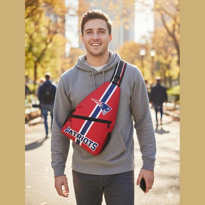 New England Patriots Sling Bag | NFL Game Day Crossbody Bag