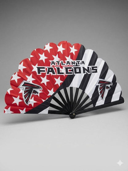 Atlanta Falcons Stars and Stripes Clack Fan | Game Day Folding Fan