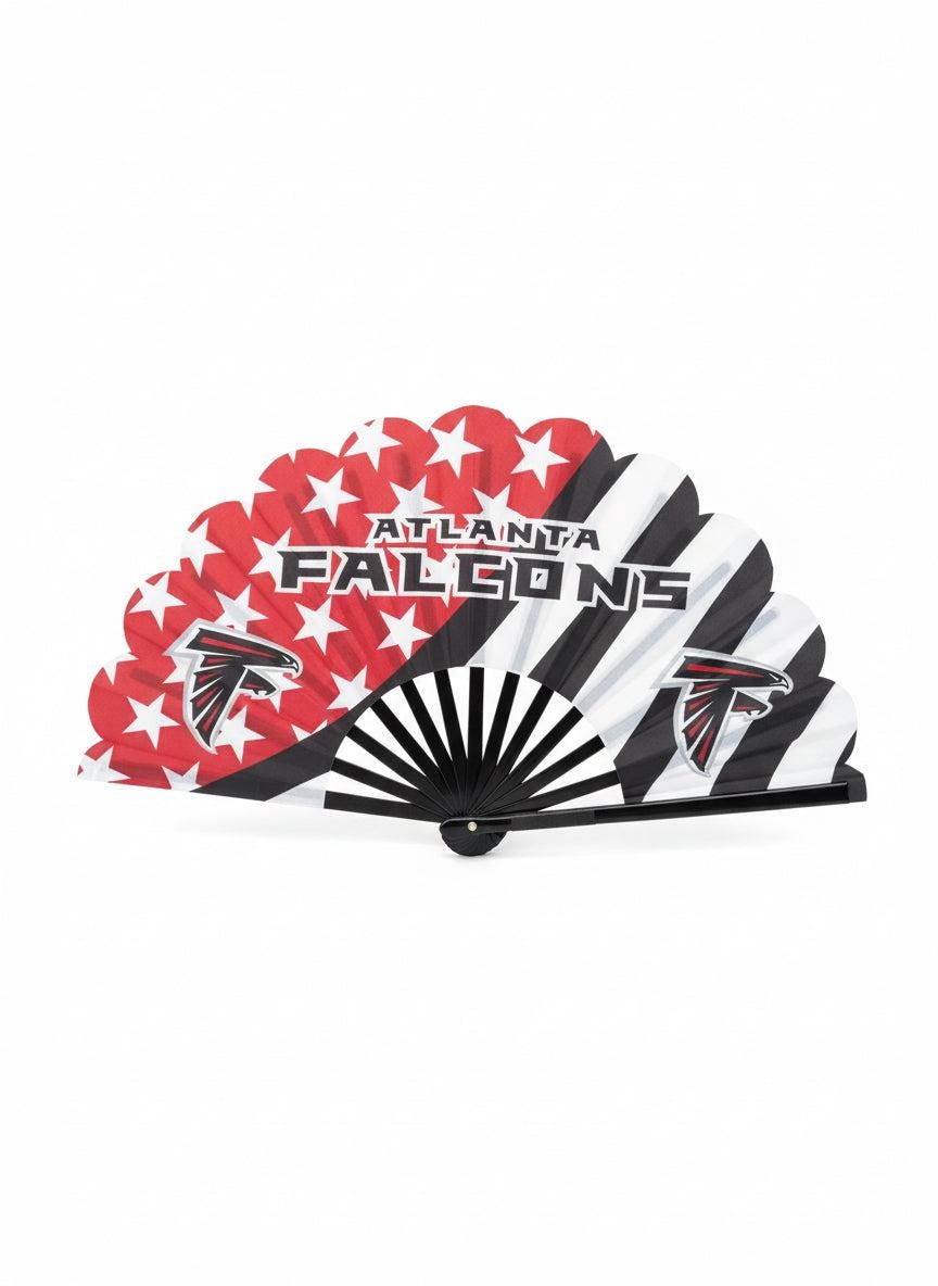Atlanta Falcons Stars and Stripes Clack Fan | Game Day Folding Fan