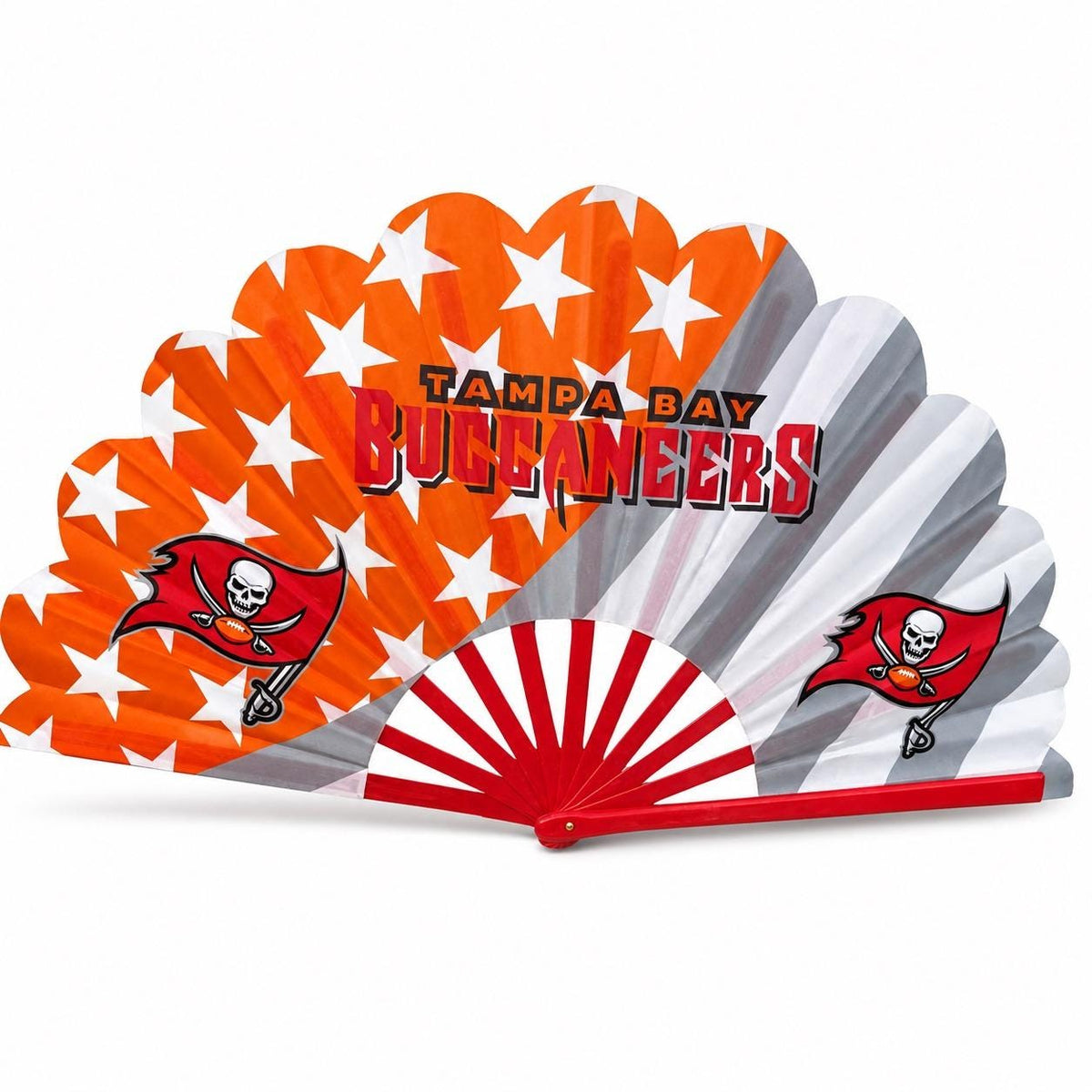 Tampa Bay Buccaneers Pirate Clack Fan | NFL Game Day Hand Fan