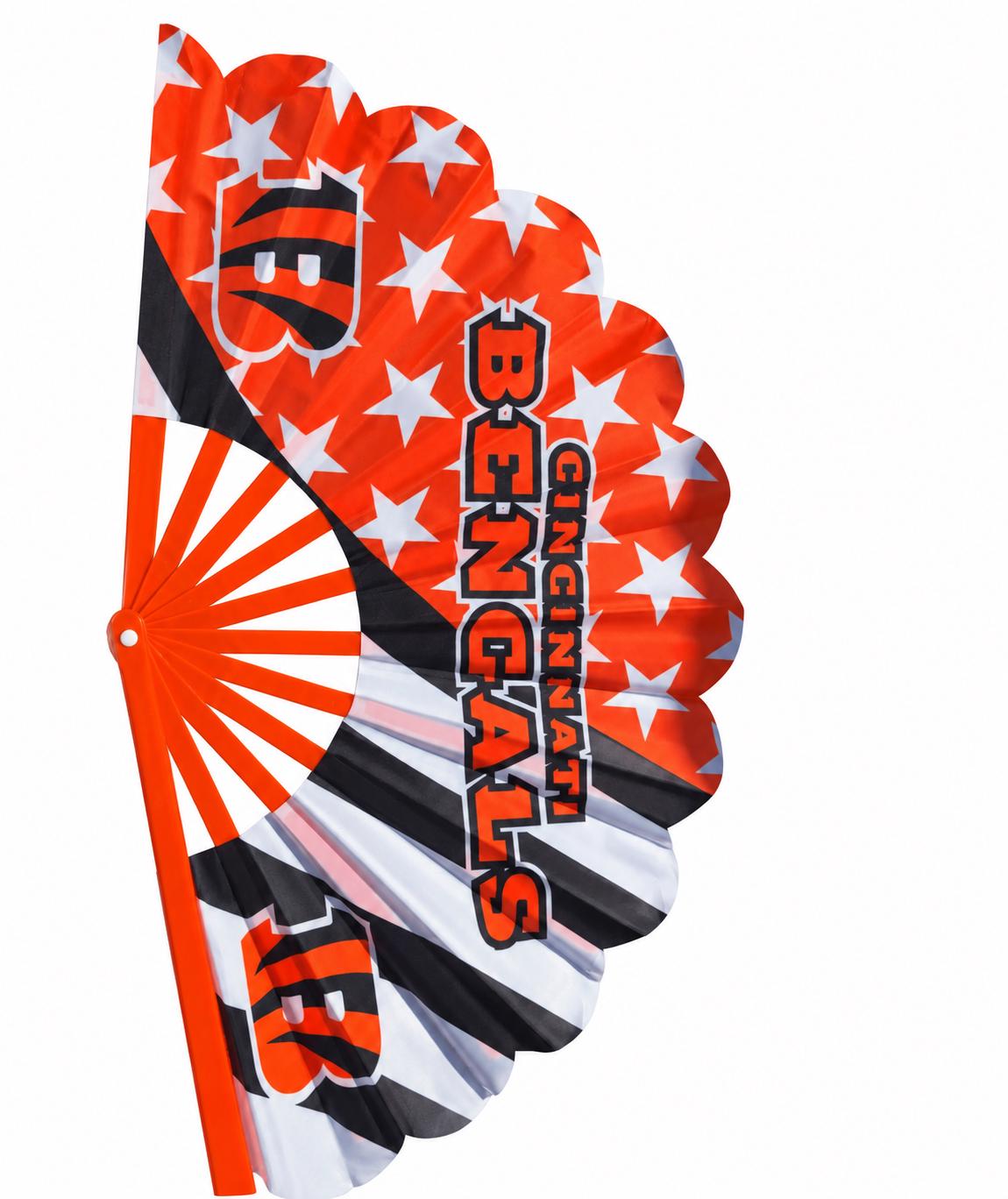 Cincinnati Bengals Clack Fan | NFL Game Day Folding Hand Fan