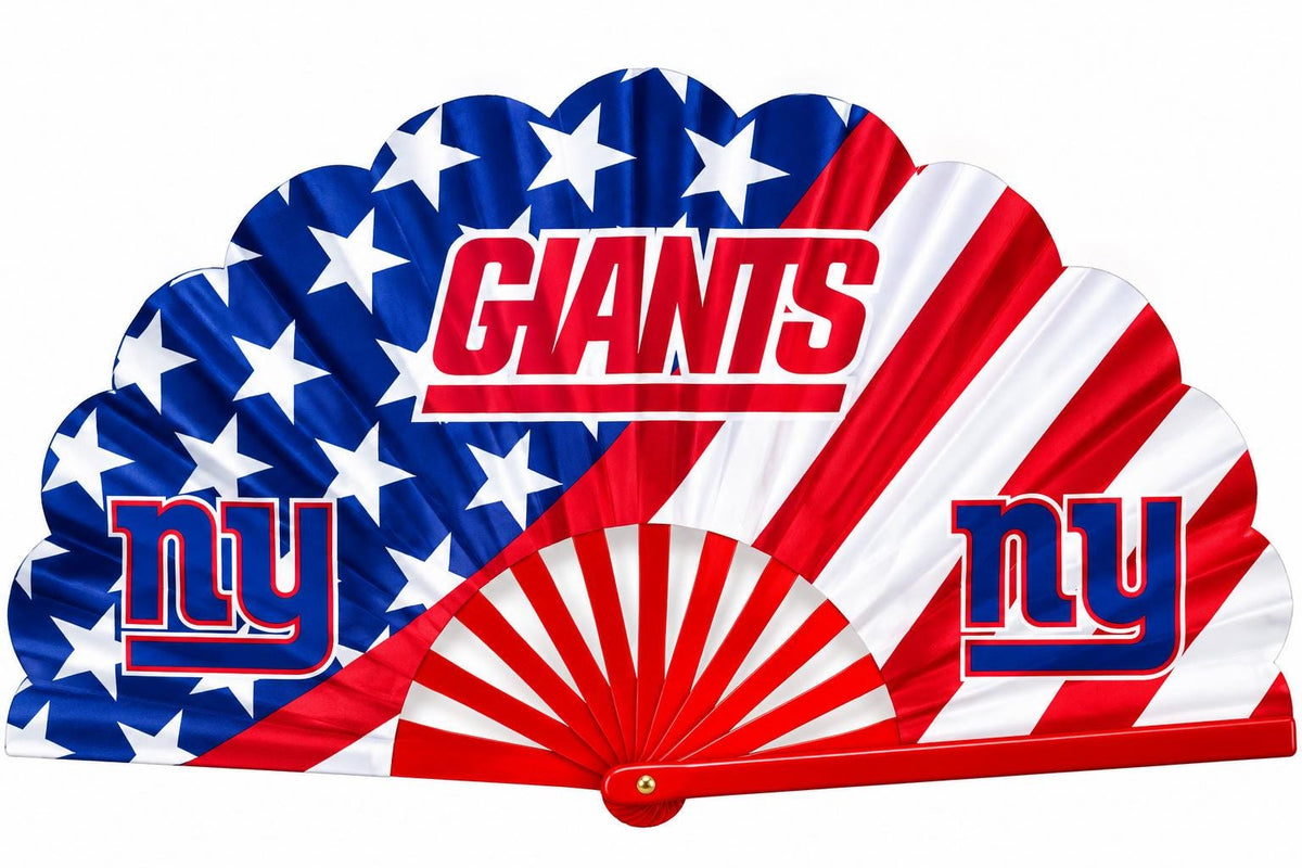 New York Giants Clack Fan | NFL Game Day Folding Hand Fan