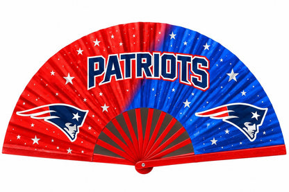 New England Patriots Clack Fan | NFL Game Day Folding Hand Fan