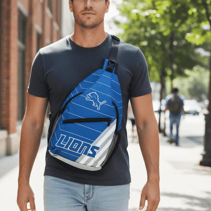 Detroit Lions Crossbody Sling Bag