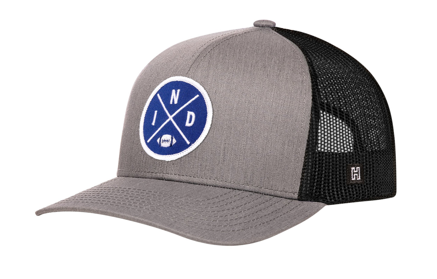 Indianapolis Football Trucker Hat  |  IND X Snapback
