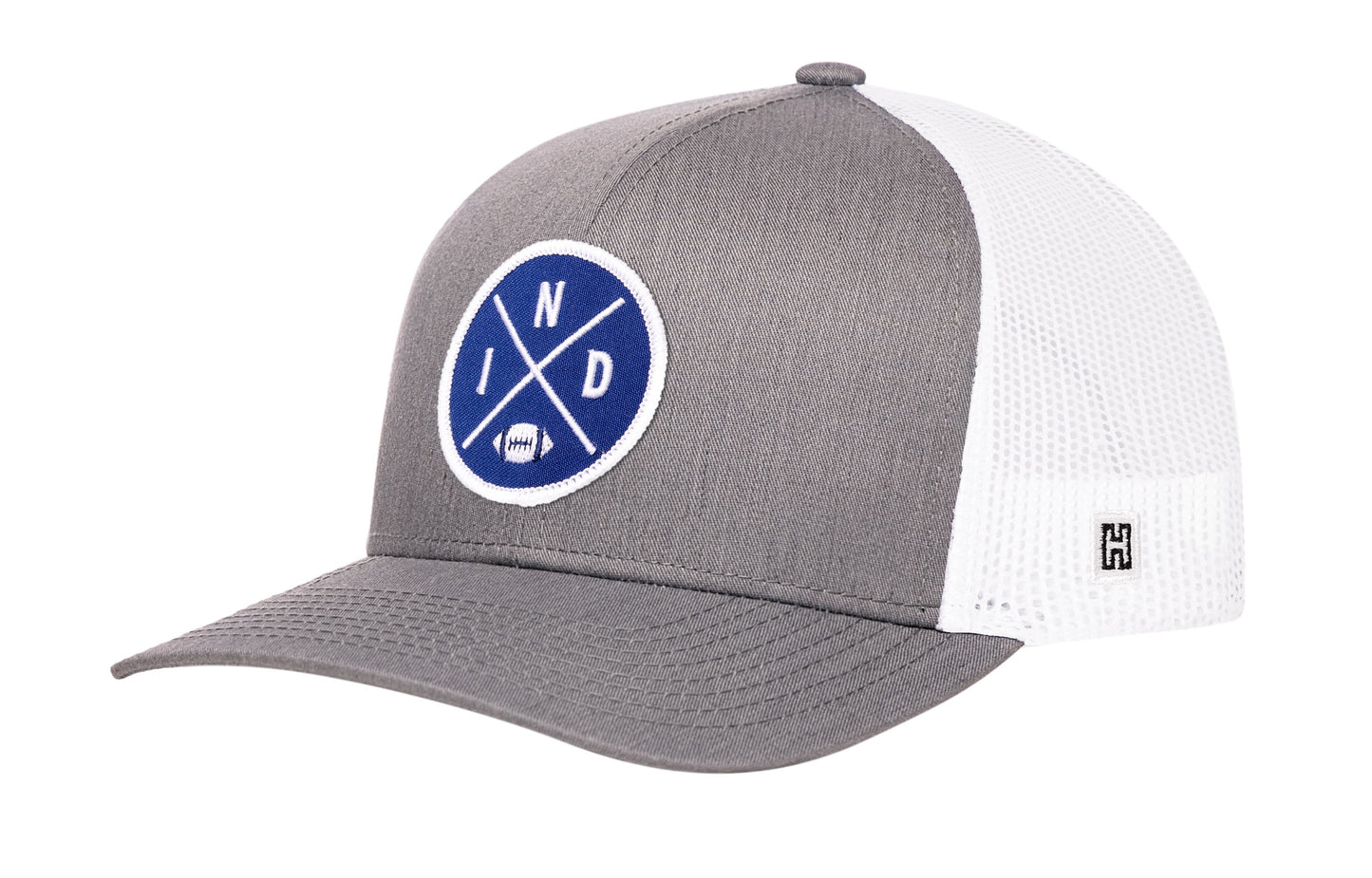 Indianapolis Football Trucker Hat  |  IND X Snapback