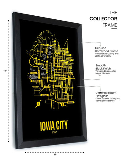Iowa City, Iowa street map