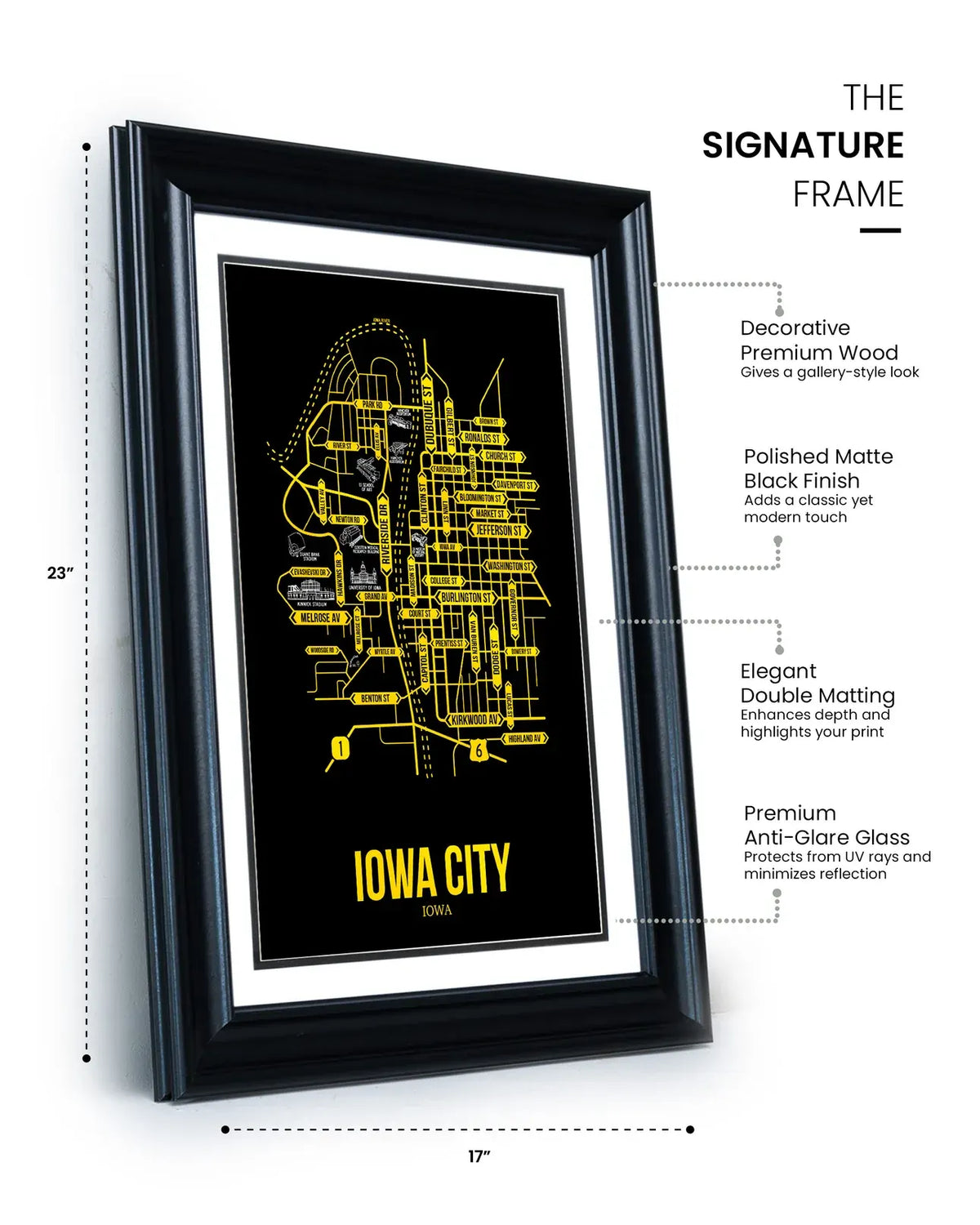 Iowa City, Iowa street map
