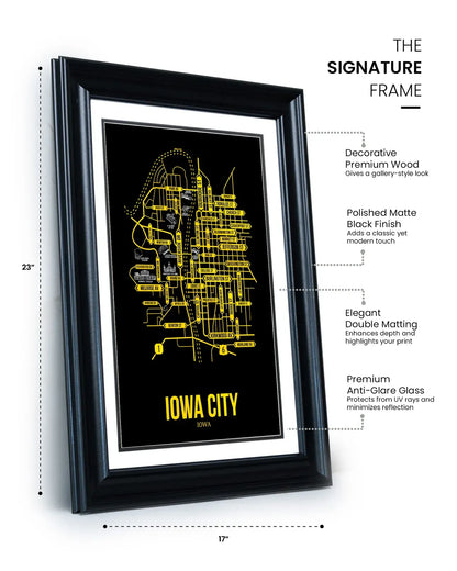 Iowa City, Iowa street map