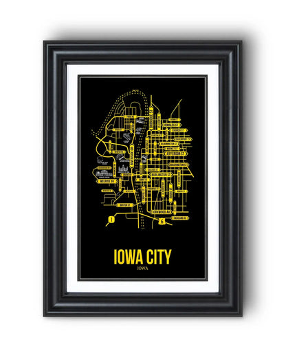 Iowa City, Iowa street map