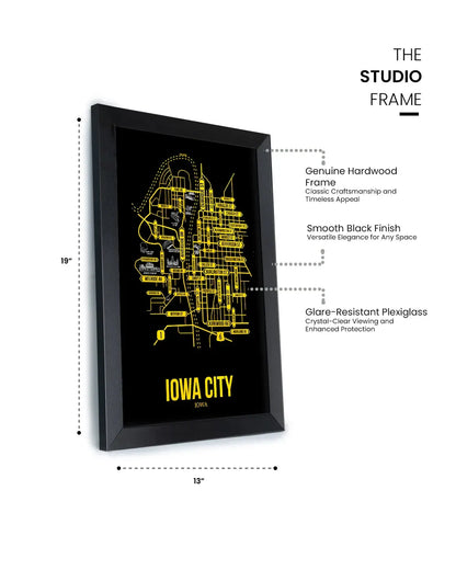 Iowa City, Iowa street map