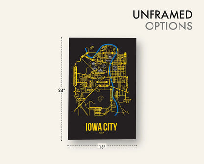 Iowa City, Iowa street map