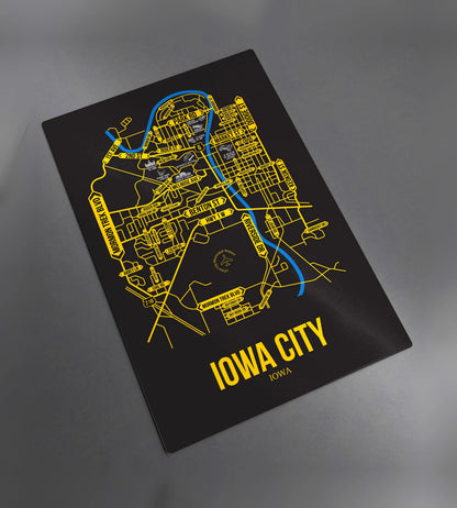 Iowa City, Iowa street map