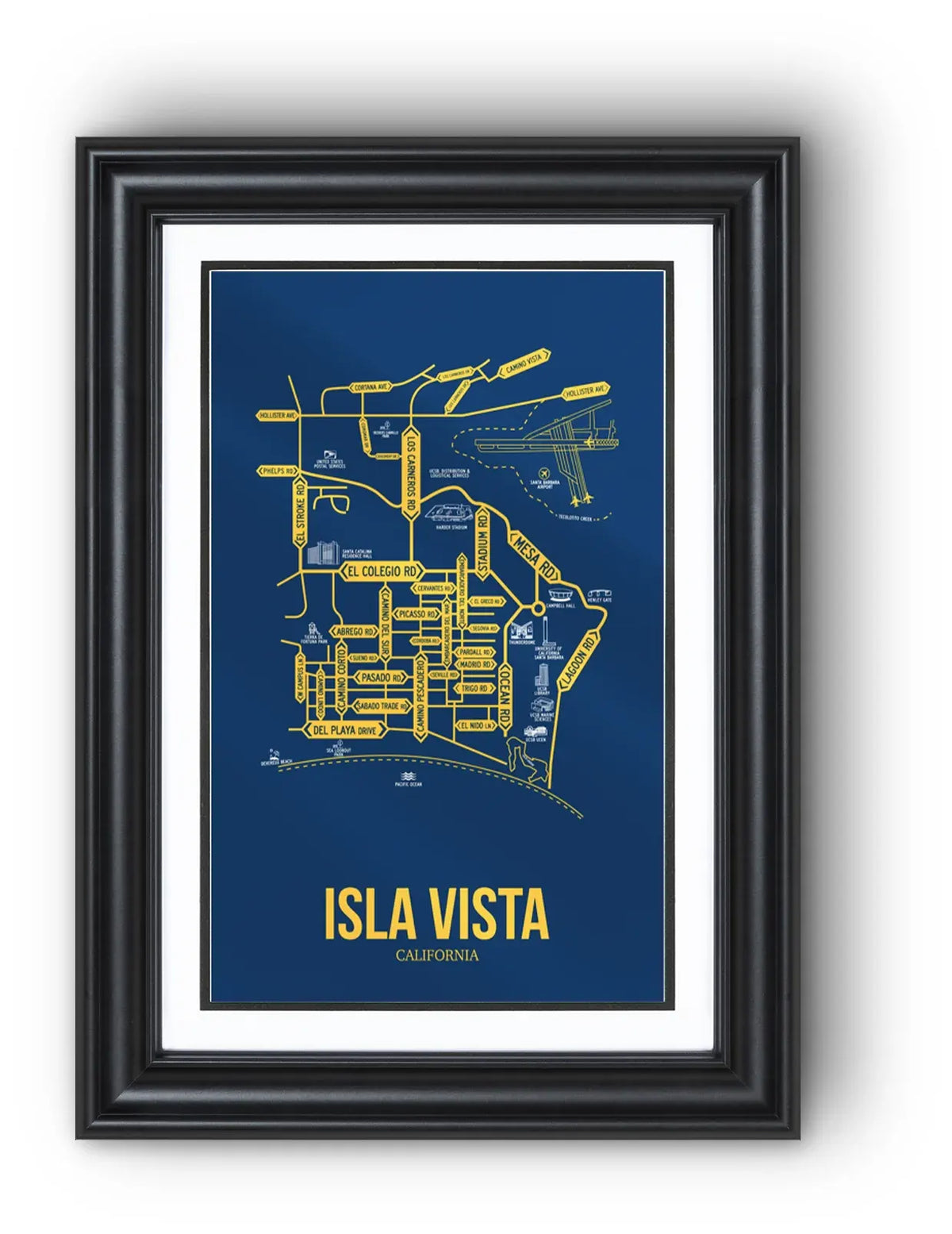 Isla Vista, California street map