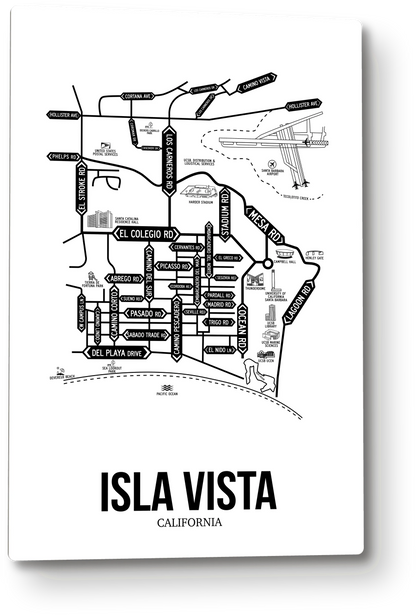 Isla Vista, California street map