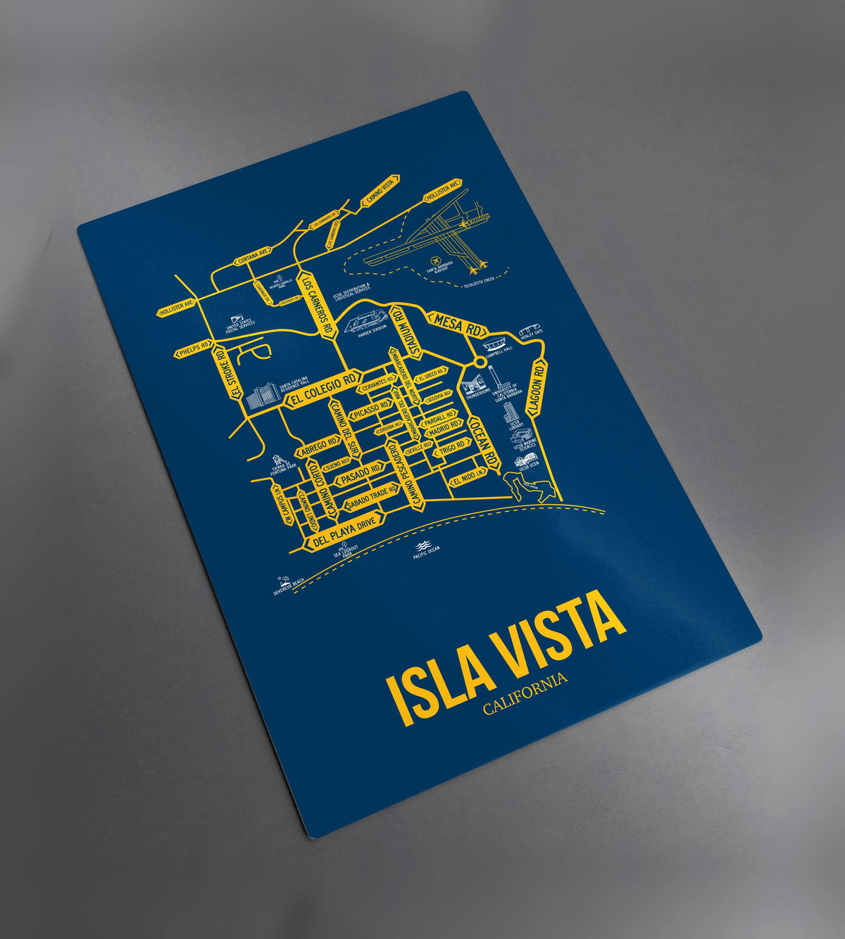 Isla Vista, California street map
