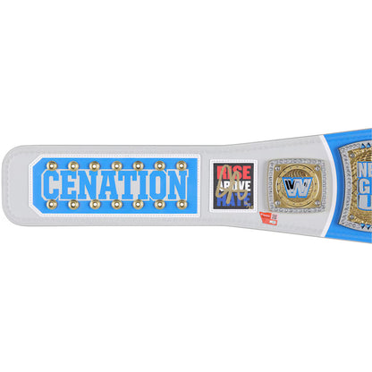 John Cena WWE Autographed Farewell Tour 2025 Grand Rapids Replica Title Belt - Limited Edition of 25
