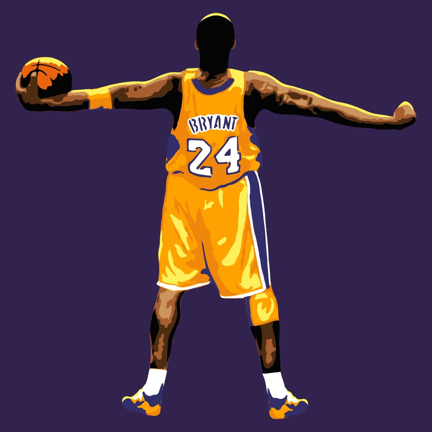 Kobe Bryant "The Celebration" Layered Stencil Set