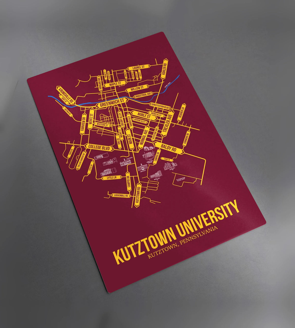 Kutztown, Pennsylvania street map