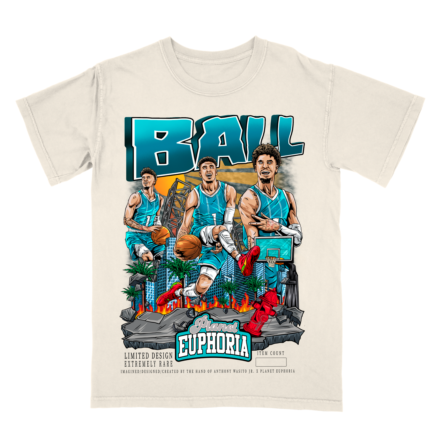 LaMelo Ball V2 Limited Edition NBA Player Graphic T-Shirt