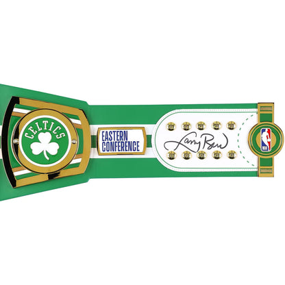 Larry Bird Boston Celtics Autographed Fanatics Authentic WWE Legacy Title Belt
