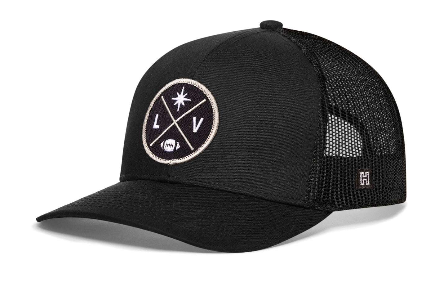 Las Vegas Football Trucker Hat  |  LV X Snapback