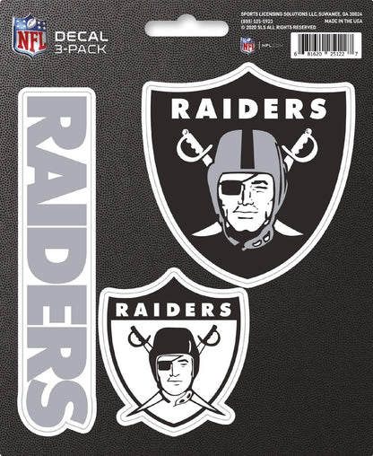 NFL Official Team Sticker Mats - Set of 3 Stickers