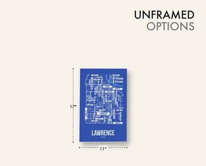 Lawrence, Kansas street map