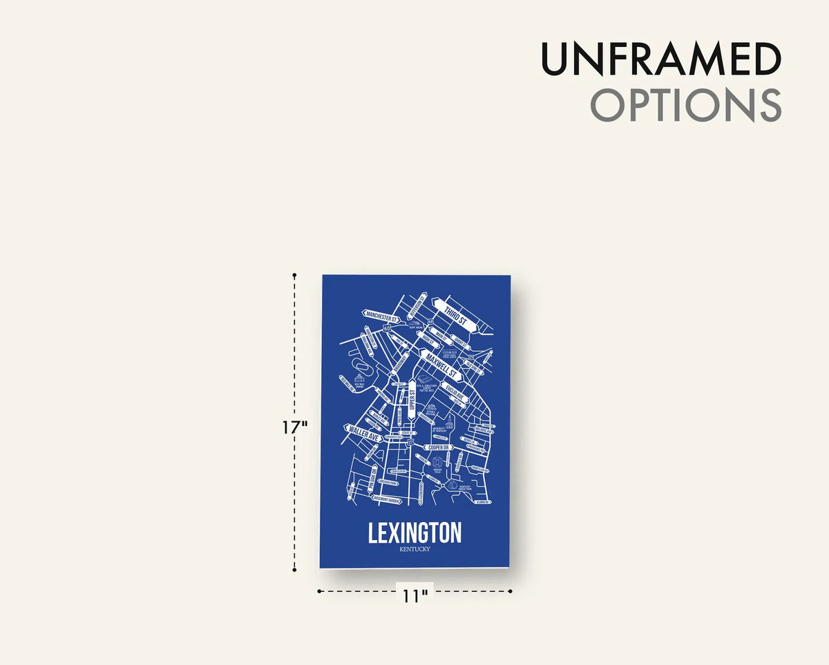 Lexington, Kentucky street map