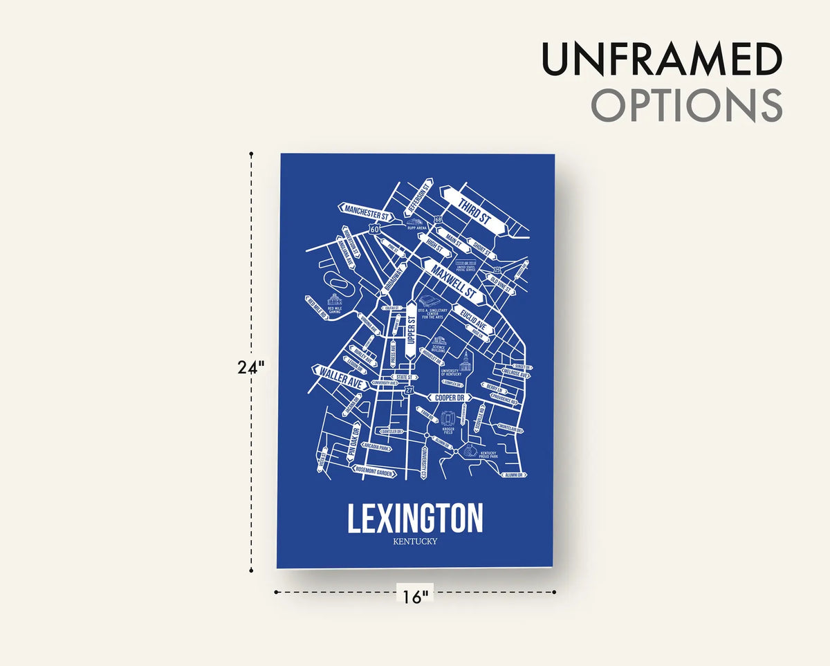 Lexington, Kentucky street map