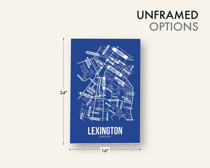 Lexington, Kentucky street map