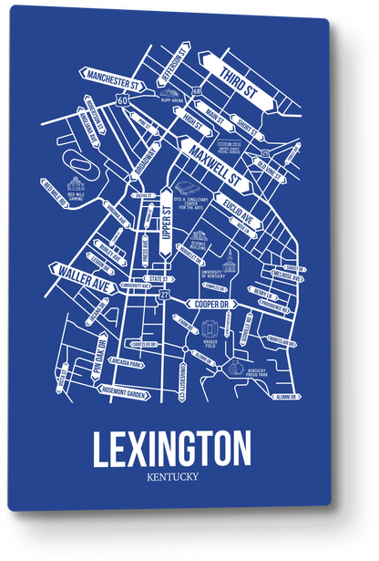 Lexington, Kentucky street map