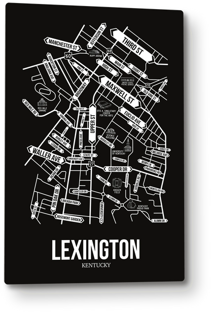 Lexington, Kentucky street map