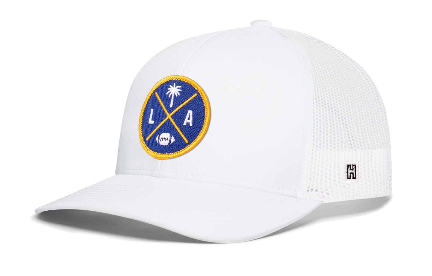 Los Angeles Football Trucker Hat  |  Dark Blue LA X Snapback