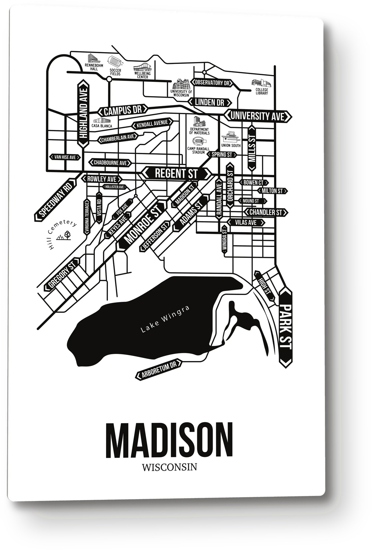Madison, Wisconsin street map