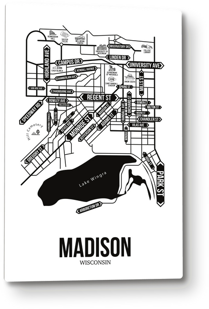 Madison, Wisconsin street map