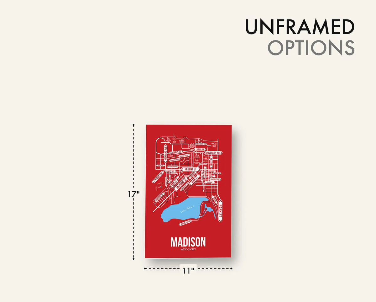 Madison, Wisconsin street map