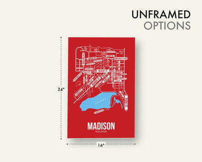 Madison, Wisconsin street map