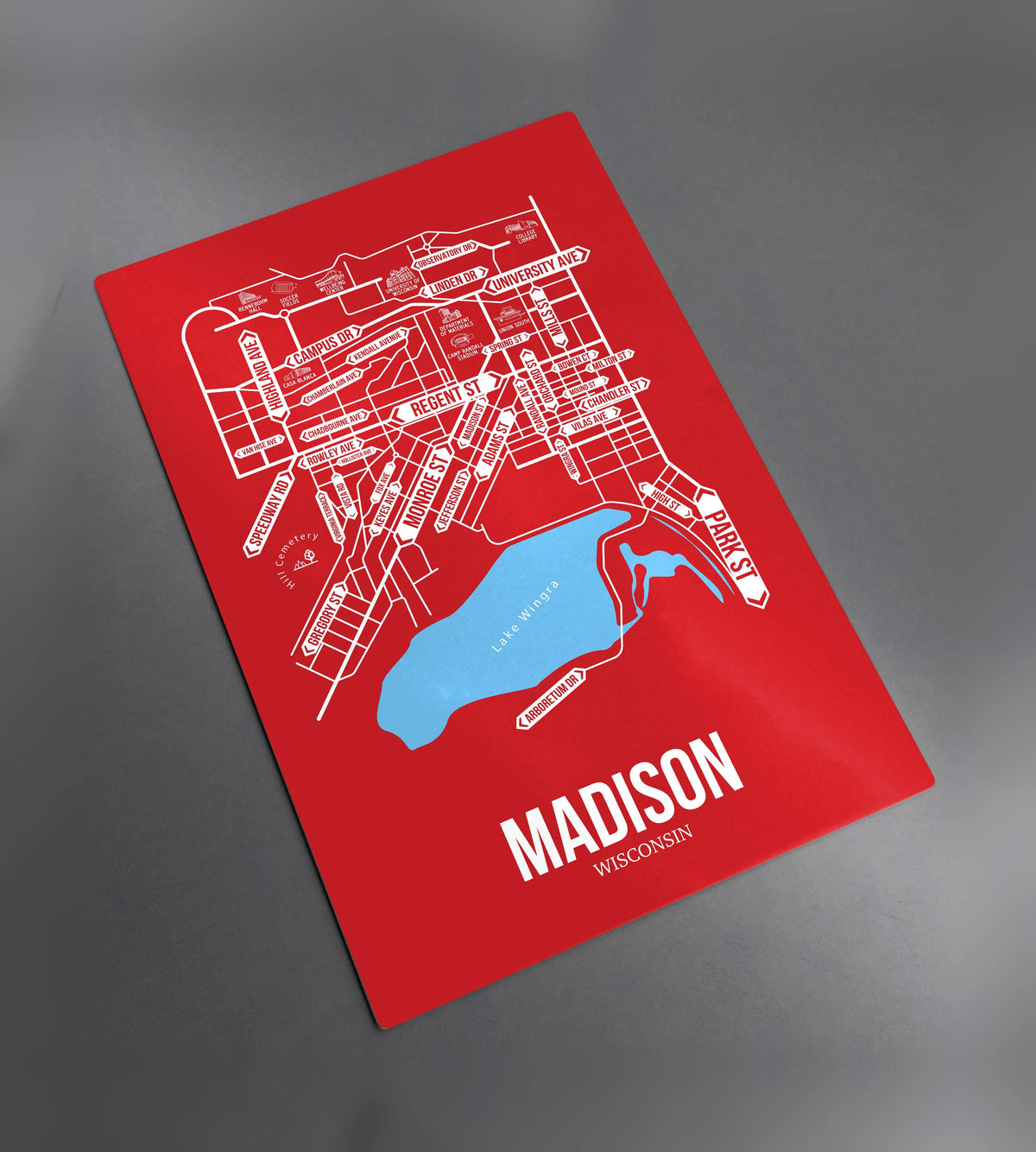 Madison, Wisconsin street map