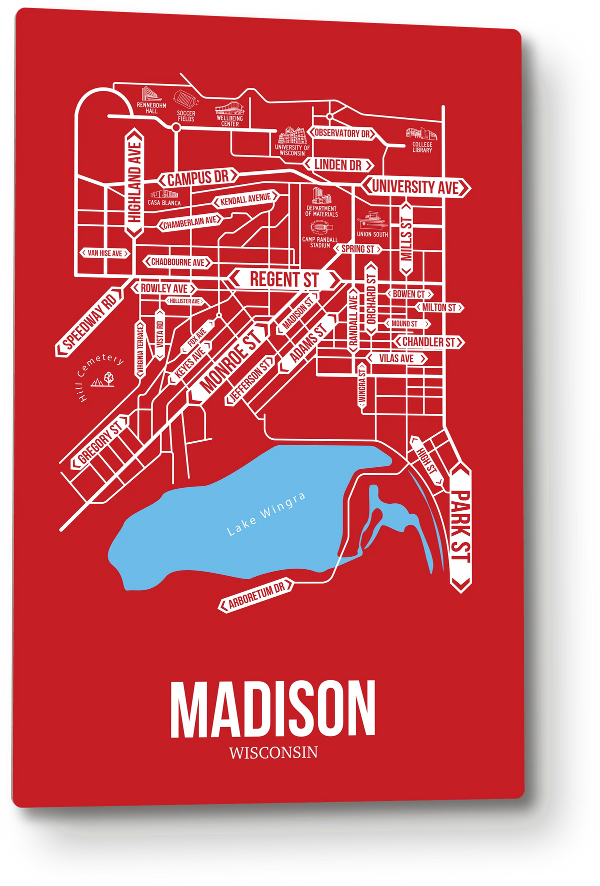 Madison, Wisconsin street map