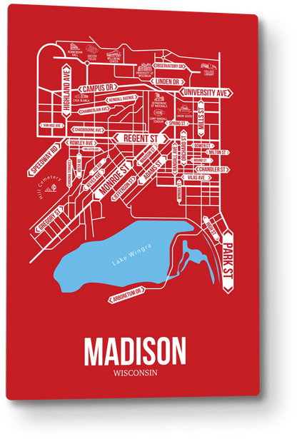 Madison, Wisconsin street map