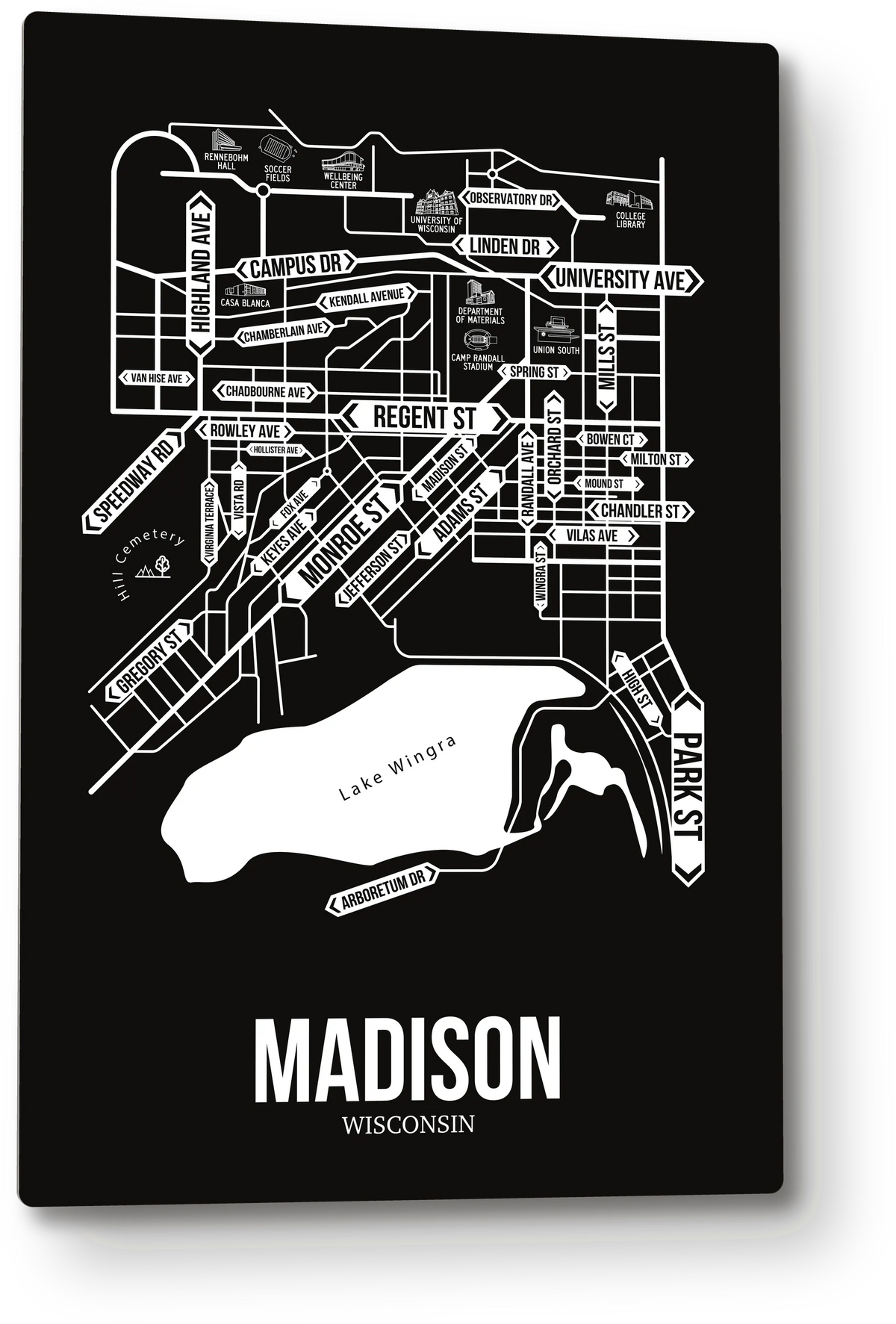 Madison, Wisconsin street map